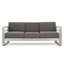Load image into Gallery viewer, Cape Coral - Modern 3 Seater Sofa With Metal Tray