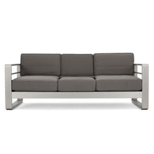 Load image into Gallery viewer, Cape Coral - Modern 3 Seater Sofa With Metal Tray