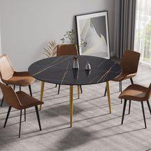 Load image into Gallery viewer, Modern Man-Made Stone Round Dining Table-Position For 6 People
