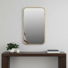 Load image into Gallery viewer, 48" Iron Framed Accent Mirror - Brass