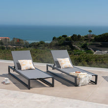 Load image into Gallery viewer, Chaise Lounge With 5 Reclining Positions, Outdoor Patio Lounge Chairs