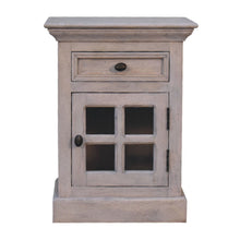 Load image into Gallery viewer, Glazed Bedside Table - Stone White