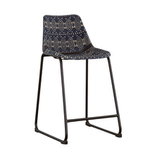 Load image into Gallery viewer, Claire - Canvas Upholstered Counter Chair (Set of 2) - Blue
