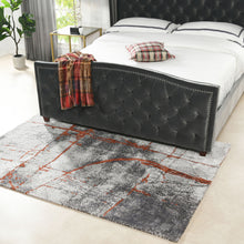 Load image into Gallery viewer, Quarry - 5' X 6.5' Abstract Area Rug - Gray / Orange