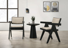 Load image into Gallery viewer, Jasper - 3 Piece Arm Chairs And Console Table (Set of 3) - Ebony Black