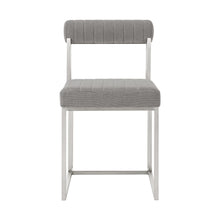 Load image into Gallery viewer, Polyester Dining Side Chairs (Set of 2) - Gray