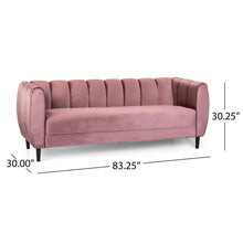 Load image into Gallery viewer, Miranda - Modern Glam Velvet 3 Seater Sofa