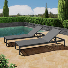 Load image into Gallery viewer, Outdoor Patio Chaise Lounge With 5 Reclining Positions