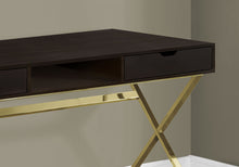 Load image into Gallery viewer, Computer Desk For Home Office, Laptop, Storage Drawers, Contemporary & Modern - Espresso