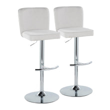 Load image into Gallery viewer, Henry - Contemporary Adjustable Barstool With Swivel & Rounded T Footrest (Set of 2)