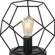 Load image into Gallery viewer, 10'' Geometric Table Lamp LED - Black