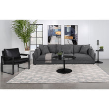 Load image into Gallery viewer, Tomasina - Modular Sofa With Cushions And Padded Arms - Black
