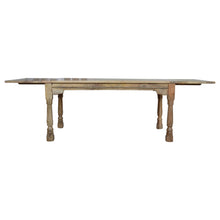 Load image into Gallery viewer, Solid Wood Self-Storing Leaf Extendable Dining Table - Brown
