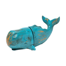 Load image into Gallery viewer, Whale Decorative Bookends (Set of 2) - Aqua