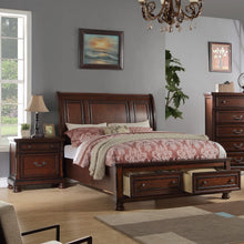 Load image into Gallery viewer, 3 Piece Bedroom Set, Bed With 2 Nightstands