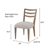 Load image into Gallery viewer, Ladderback Side Dining Chair (Set of 2)