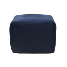 Load image into Gallery viewer, Ottoman Cotton Square - Blue