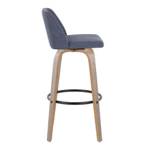 Load image into Gallery viewer, Toriano - Fixed Height Contemporary Barstool With Swivel With Round Footrest (Set of 2)