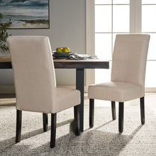 Load image into Gallery viewer, Pertica - Dining Chair Contemporary Design Wood Fabric - Natural