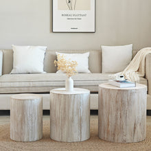 Load image into Gallery viewer, Cylinder Nesting Tables (Set of 3)