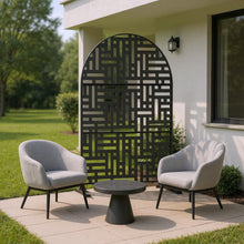 Load image into Gallery viewer, Three Panel Screen Room Divider (720138) - Black