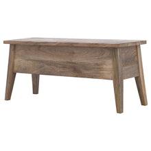 Load image into Gallery viewer, Lid Up Storage Bench - Oak