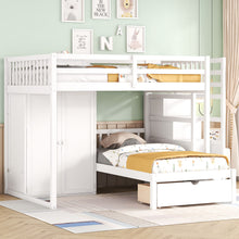 Load image into Gallery viewer, Bunk Bed With Wardrobe, Drawers