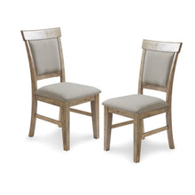 Load image into Gallery viewer, Dining Side Chair With Cushioned Seats And Backs (Set of 2) - Cream / Gray