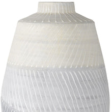Load image into Gallery viewer, Geometric Table Vase - Cream / Gray