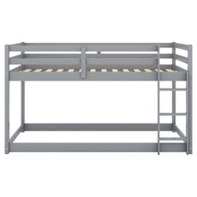 Load image into Gallery viewer, Floor Bunk Bed With Ladder