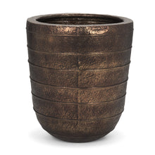 Load image into Gallery viewer, Round Floor Vase (729961) - Antiqued Brass