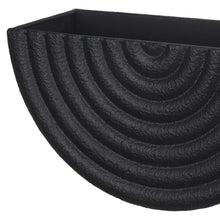 Load image into Gallery viewer, Geometric Half Moon Wall Planters (Set of 2) - Black