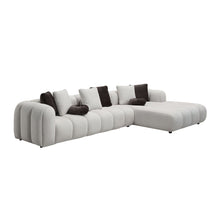 Load image into Gallery viewer, Manilla - Sectional Sofa With 8 Pillows - Ivory White