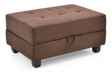Load image into Gallery viewer, Stylish Storage Contemporary Ottoman