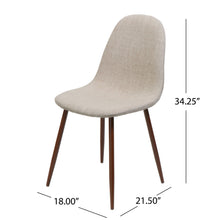 Load image into Gallery viewer, Elegant Dining Chair Set With Fabric