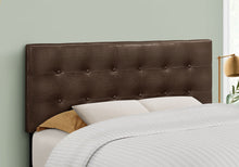 Load image into Gallery viewer, Full Size, Bed Headboard Only, Upholstered, Transitional - Brown