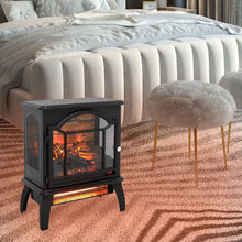 Load image into Gallery viewer, 3D Flame Electric Infrared Quartz Fireplace Stove With Remote Control