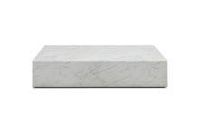 Load image into Gallery viewer, Genuine Marble Block Coffee Table (714506) - White