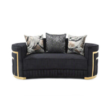 Load image into Gallery viewer, Soledad - Loveseat - Black