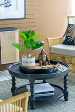 Load image into Gallery viewer, Round 2 Tiered Side Tabel, End Tabel For Lving Room Bedroom Entryway