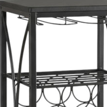 Load image into Gallery viewer, 41" Stainless Steel Wine Rack - Black