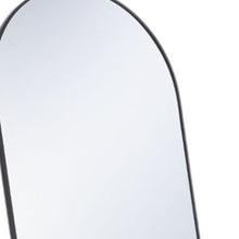 Load image into Gallery viewer, 59" Metal Arch Wall Mounted Leaning Or Freestanding Framed Full Length Mirror - Black
