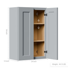 Load image into Gallery viewer, Shaker Wall Cabinet With Soft-Close Doors, Adjustable Shelves