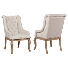 Load image into Gallery viewer, Fremont - Upholstered Dining With Button Tufted (Set of 2) - Brown