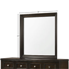 Load image into Gallery viewer, Merlot - Square Mirror - Mahogany