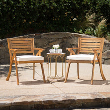 Load image into Gallery viewer, Dining Chair With Water Resistant Cushion - Teak