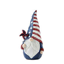 Load image into Gallery viewer, Poly Standing Gnomes (Set of 2) - Red / Red / White