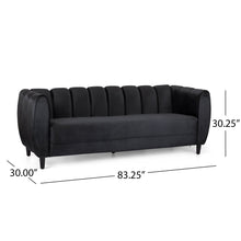 Load image into Gallery viewer, Miranda - Modern Glam Velvet 3 Seater Sofa