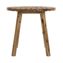 Load image into Gallery viewer, Round Dining Table, Solid Wood - Natural Wood / Brown