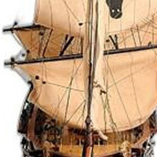 Load image into Gallery viewer, Hand Painted Model Boat (401970) - Brown